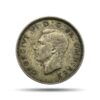 One Shilling George VI (English crest) 1944 Royal Mint Silver Coin, United Kingdom, Collectible.