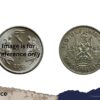 One Shilling George VI (Scottish crest) 1945 Royal Mint Silver Coin, United Kingdom, Collectible. - Image 4
