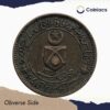 1 Pice Muhammad Sa'adat Ali Khan INO George V 1350 AH 1932 CE Copper coin, Princely State of Tonk, Collectible. - Image 2