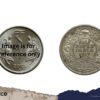 Scarce Half Rupee George V King Emperor 1919 Bombay Mint Silver Coin, British India Uniform Coinage, Collectible. - Image 4