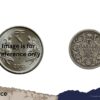 Scarce 1/4 Rupee George V King Emperor 1919 Calcutta Mint Silver Coin, British India Uniform Coinage, Collectible. - Image 4