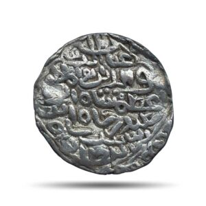Rare One Tanka Azam Shah (Reign 792-812 AH 1390-1411 CE) Silver coin, Bengal Sultanate, Ilyas Shahi dynasty, Collectible.
