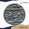 One Rupee Shah Allam II RY 31 1203 AH (1789 CE) Silver Coin, Princely State of Jodhpur - Feudatory Kuchaman, Collectible. - Image 3