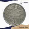 One Rupee Victoria Queen Crowned 1862 '4' Dots Silver Coin, British India Uniform Coinage, Collectible. - Image 3