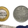 One Rupee Victoria Queen Crowned 1862 '4' Dots Silver Coin, British India Uniform Coinage, Collectible. - Image 4