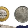 One Rupee Victoria Empress 1877 Bombay Mint Silver Coin, British India Uniform Coinage, Collectible. - Image 4