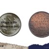 One Quarter Anna Victoria Empress 1899 Calcutta Mint Silver Coin, British India Uniform Coinage, Collectible. - Image 4