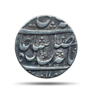 One Rupee Shah Alam II RY 19 11XX AH Murshidabad Mint (Originally Calcutta) Silver coin, Bengal Presidency, Collectible.