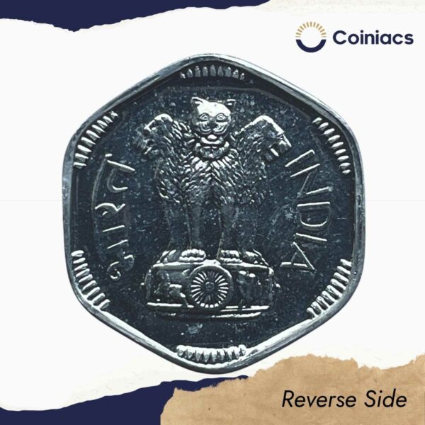 3 Paise 1973 Bombay Mint 'B' Proof Issue Aluminium Definitive Coin, Republic India Decimal Series, Proof. - Image 3