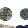 One Rupee Alamgir II (ND 1760-1850 CE) Chittor Mint Silver Coin, Princely State of Mewar, Collectible. - Image 4