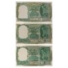 NOTAPHILY Rare Authentic Vintage set of 3 Different Signature of 5 Rupees Deer Issue (Fafda - Big Size) in UNC Condition (3 Pieces SET). UNC.