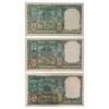 NOTAPHILY Rare Authentic Vintage set of 3 Different Signature of 5 Rupees Deer Issue (Fafda - Big Size) in UNC Condition (3 Pieces SET). UNC. - Image 2