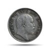 Scarce 1/4 Rupee Edward VII King And Emperor 1907 Calcutta Mint Silver Coin, British India Uniform Coinage, Collectible.