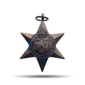 Rare THE 1939-1945 STAR World War II Campaign Medal, Copper, Un-named, Collectible.
