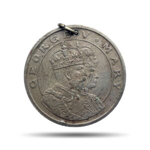 Scarce George V and Marry Coronation Durbar 12th December 1911 Medal, Copper-Nickel, Collectible.