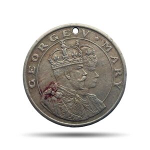 Scarce George V and Marry Coronation Durbar 12th December 1911 Medal, Copper-Nickel, Collectible.