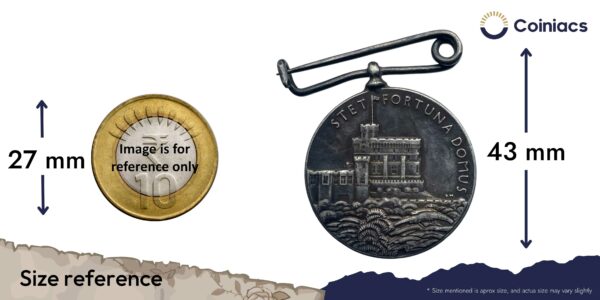 Rare The Silver Jubilee of King George V 1935 Medal, Silver, Collectible. - Image 4