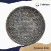 Two Annas Victoria Empress 1890 Calcutta Mint ('C' incuse) Silver Coin, British India Uniform Coinage, Collectable. - Image 3
