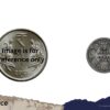 Two Annas Victoria Empress 1883 Calcutta Mint ('C' incuse) Silver Coin, British India Uniform Coinage, Collectable. - Image 4
