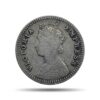 Two Annas Victoria Empress 1883 Calcutta Mint ('C' incuse) Silver Coin, British India Uniform Coinage, Collectable.