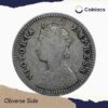 Two Annas Victoria Empress 1883 Calcutta Mint ('C' incuse) Silver Coin, British India Uniform Coinage, Collectable. - Image 2