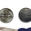 Half Rupee Shah Alam II RY 19 (1831-35 CE) Murshidabad Mint Silver coin, Bengal Presidency, Collectible. - Image 4