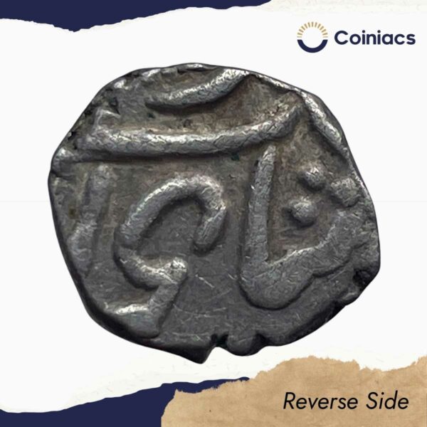 1/5 Rupee (Malabar) Shah Allam II (Reign 1760-1806 CE) Silver coin, Bombay Presidency, Collectible. - Image 3