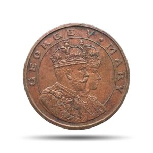 Scarce Peace Celebration 1919 Calcutta Schools Medal, Bronze, Collectible.