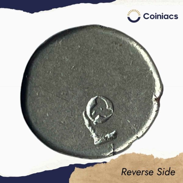 Karshapana Historic Punch Mark Silver Coin of Ancient India. - Image 3