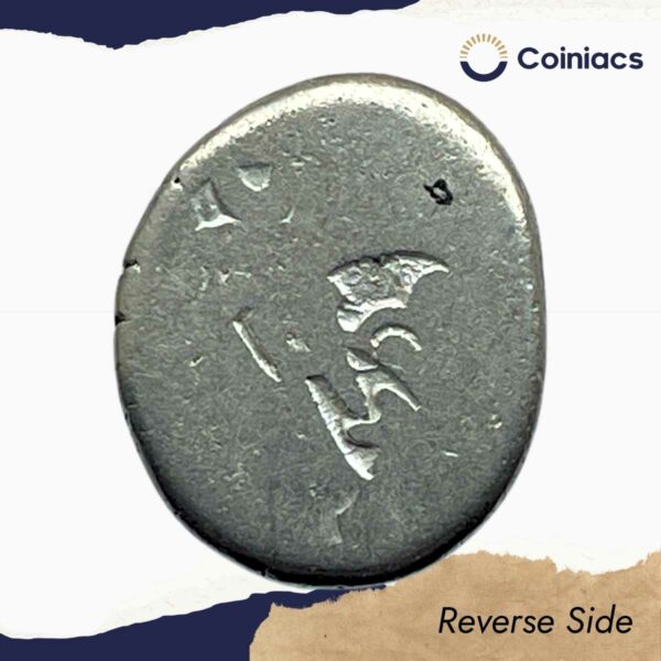 Karshapana Historic Punch Mark Silver Coin of Ancient India. - Image 3