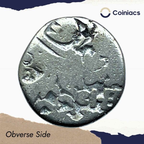 Karshapana Historic Punch Mark Silver Coin of Ancient India. - Image 3