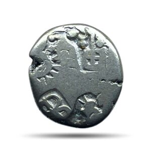 Karshapana Historic Punch Mark Silver Coin of Ancient India.
