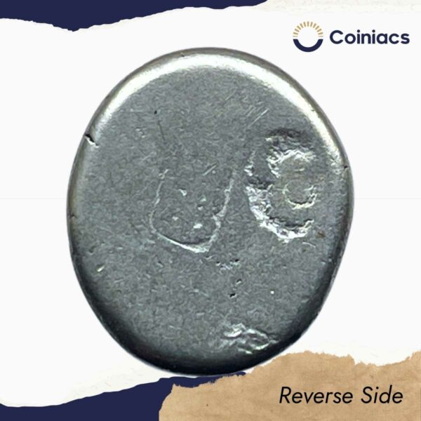 Karshapana Historic Punch Mark Silver Coin of Ancient India. - Image 3