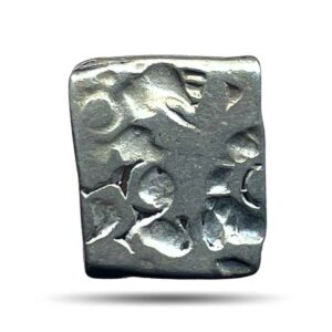 Karshapana Historic Punch Mark Silver Coin of Ancient India.