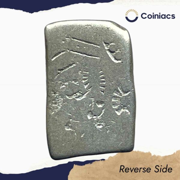 Karshapana Historic Punch Mark Silver Coin of Ancient India. - Image 3
