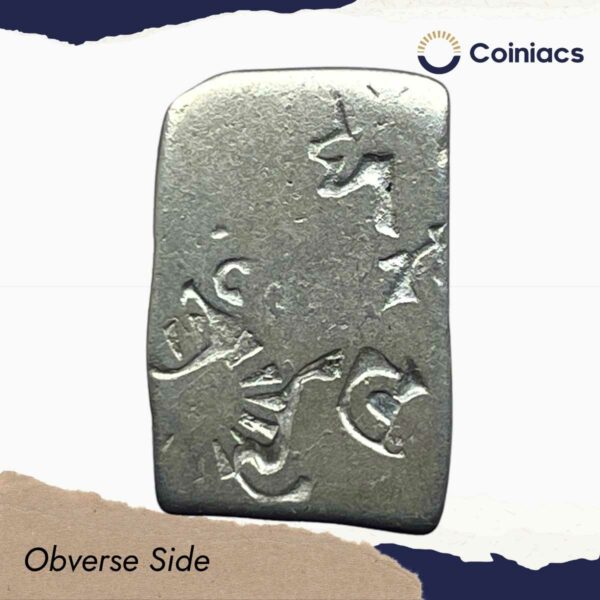 Karshapana Historic Punch Mark Silver Coin of Ancient India. - Image 2