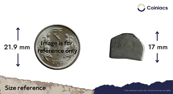 Karshapana Historic Punch Mark Silver Coin of Ancient India. - Image 4