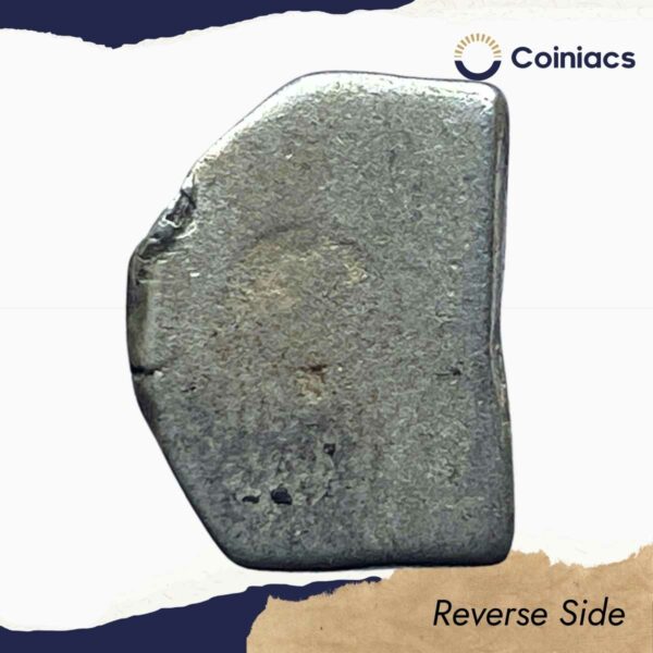 Karshapana Historic Punch Mark Silver Coin of Ancient India. - Image 3