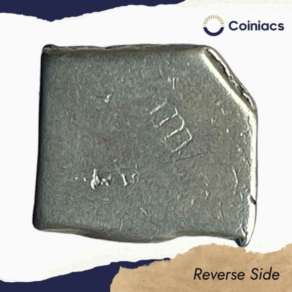 Karshapana Historic Punch Mark Silver Coin of Ancient India. - Image 3