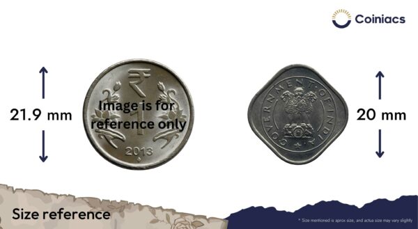 1/2 Anna Bull 1954 Calcutta Mint Copper-Nickel Coin, Republic India Anna Series, UNC. - Image 4