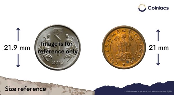 One Pice (Horse Pice) Anna Series(1950-55) Bronze Coin, Republic India Anna Series, UNC. - Image 4