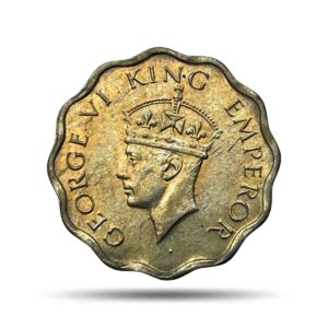 1 Anna George VI King Emperor (1939-47) Cupro-Nickel Coin, British India Uniform Coinage, UNC.