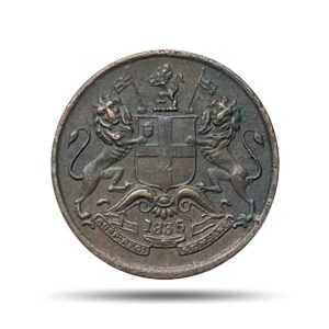 1/12 Anna East India Company 1835 Copper Coin, British India Uniform Coinage, XF.