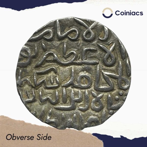 Silver Tanka Sikander Shah bin Ilyas Shah (ND 1358-1390 CE) Silver Historic Coin, Ilyas Shahi Dynasty of Bengal Sultanate, Collectible. - Image 2
