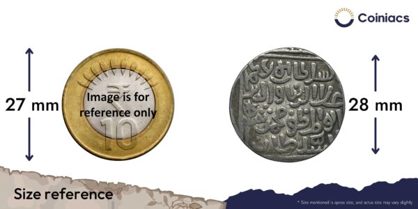 1 Tanka Alauddin Khilji (ND Reign 1296-1316 CE) Silver Historic Coin, Khalji Dynasty of Delhi Sultanate, Collectible. - Image 4