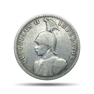 Rare 1/2 Rupie Wilhelm II 1912 CE ?J? Hamburgische M?nze Mint Silver Coin, German East Africa, Collectible.