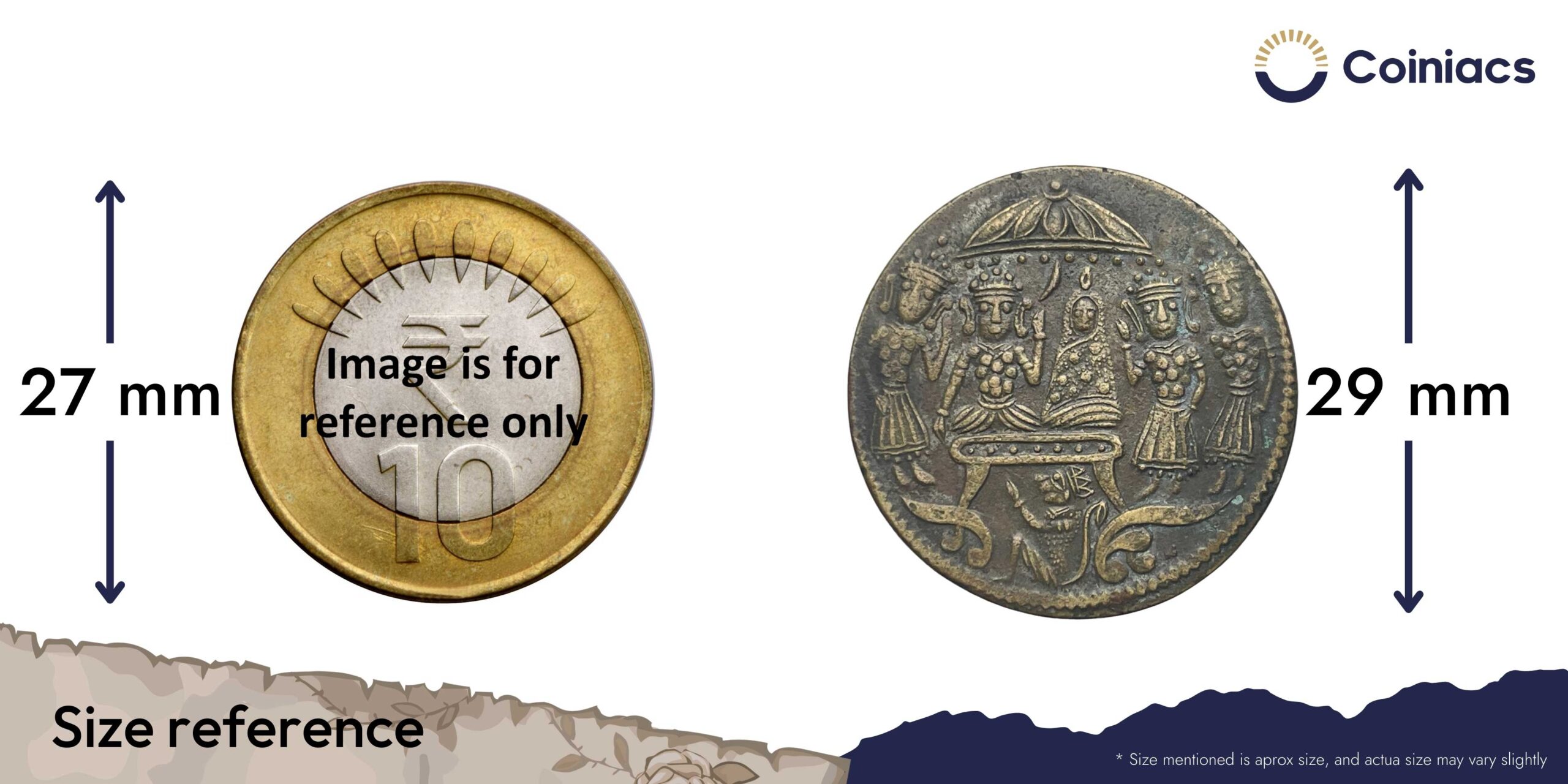 Rare Contemporary Temple Token depicting Ram Darbar, Brass, Collectible. - Image 4