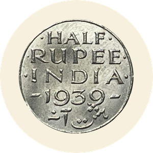 Half Rupee George VI