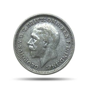 3 Pence George V 1935 (4th Coinage) Royal Mint (Tower Hill) Silver Foreign Coin, United Kingdom, XF.