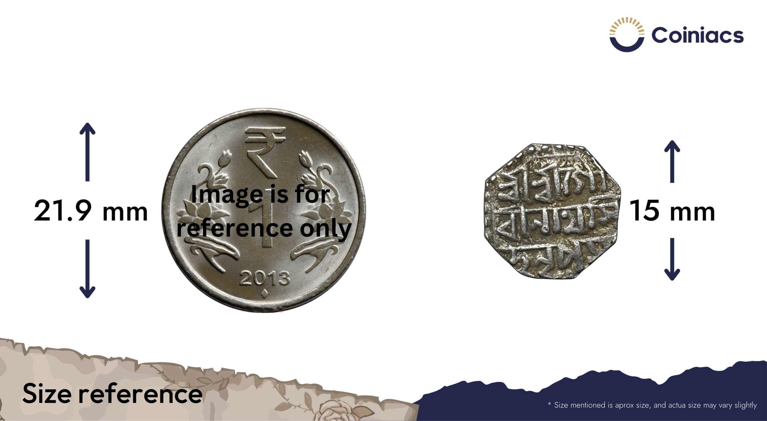 Rare 1/4 Rupee Gaurinatha Simha (Suhitpanpha) 1708 SE (1786 CE) Silver Coin, Ahom Kingdom of Assam, XF+. - Image 4